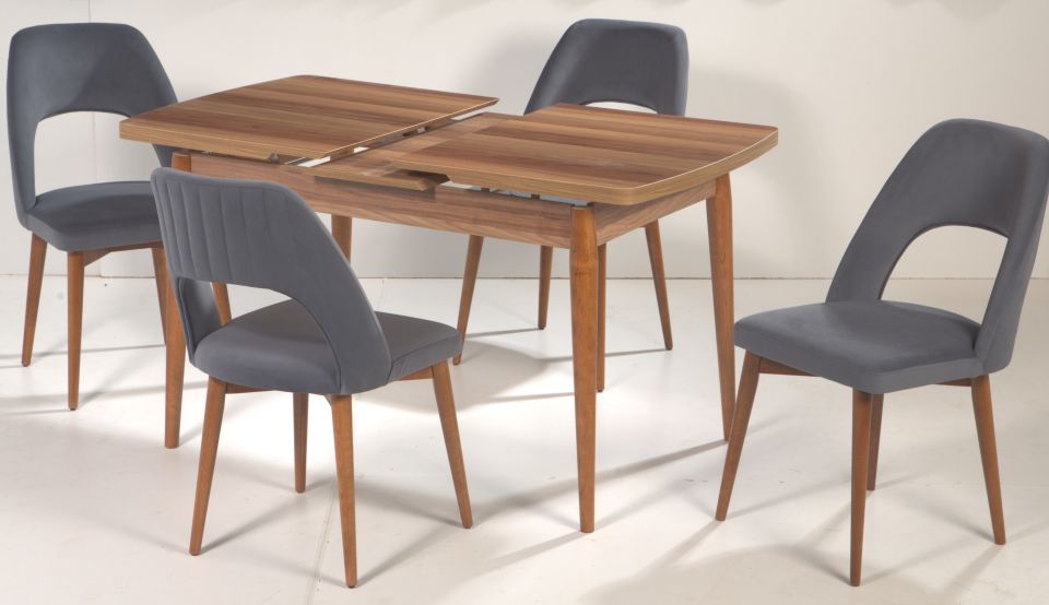 AKSU MASA NERGİS SANDALYELİ