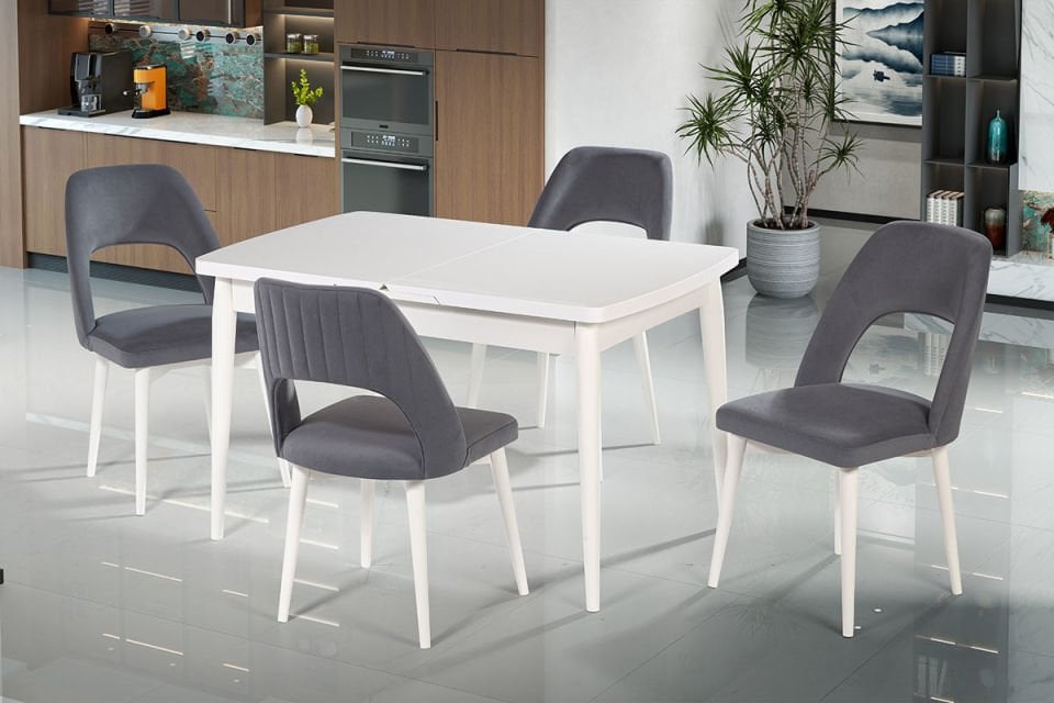 AKSU MASA NERGİS SANDALYELİ