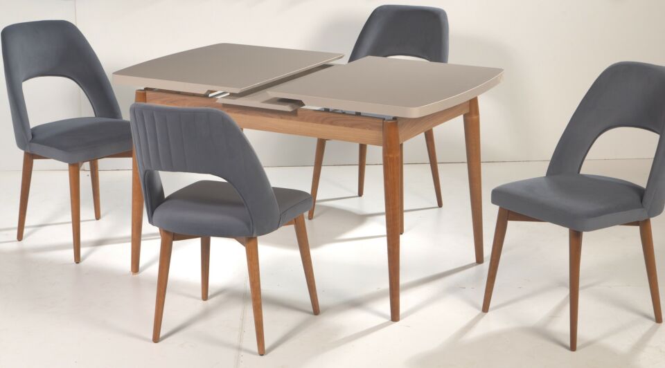 AKSU MASA NERGİS SANDALYELİ