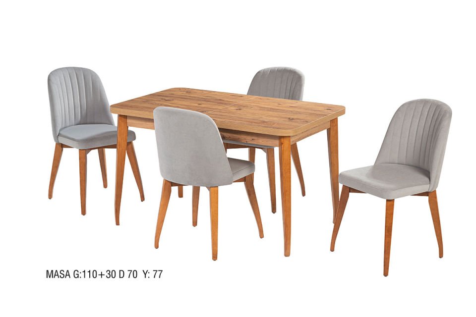 ZETA MASA BELİZ SANDALYELİ