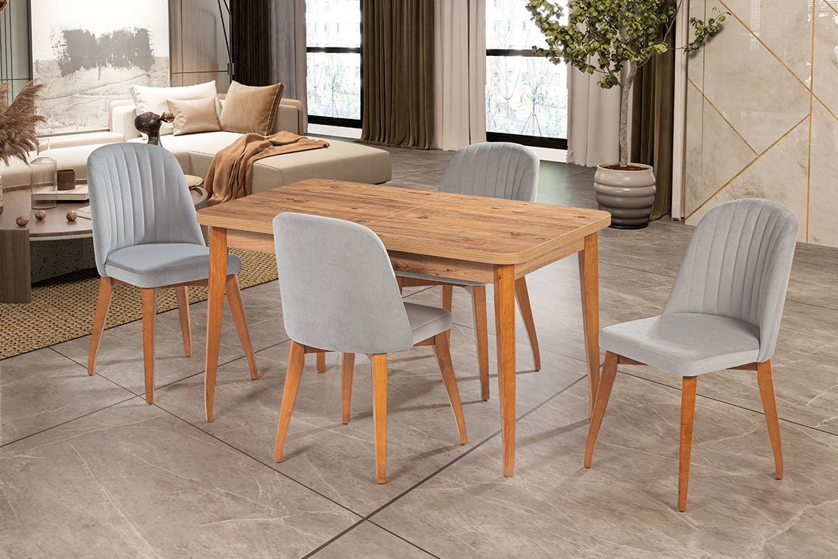 ZETA MASA BELİZ SANDALYELİ