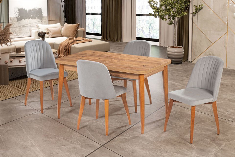 ZETA MASA BELİZ SANDALYELİ