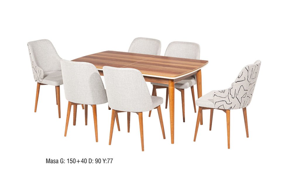 İMAJ SALON MASA İMAJ&RAVEN SANDALYE