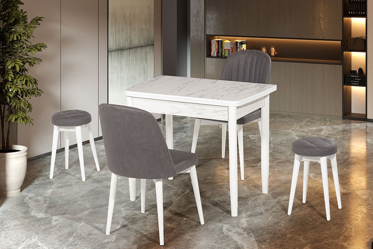 VANESSA MASA BELİZ SANDALYE%BELİZ TABURELİ