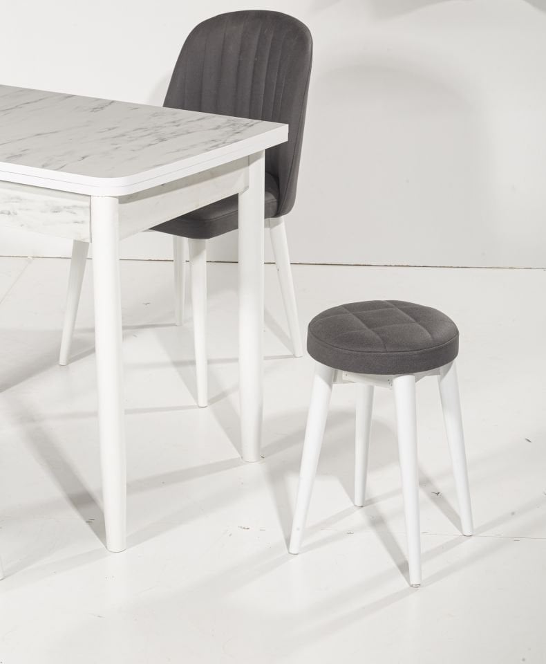 VANESSA MASA BELİZ SANDALYE%BELİZ TABURELİ