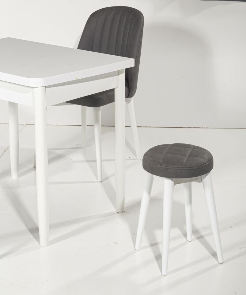 VANESSA MASA BELİZ SANDALYE VE BELİZ TABURELİ