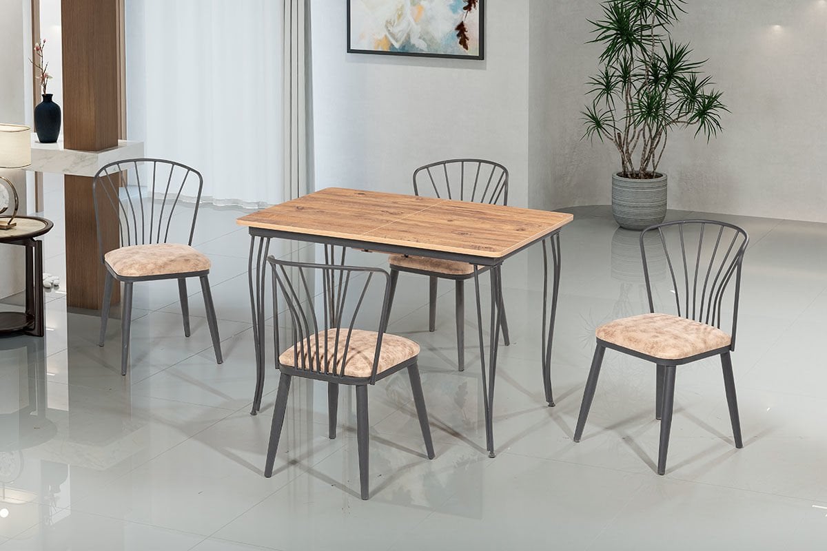 DEZİ MASA DELTA SANDALYELİ