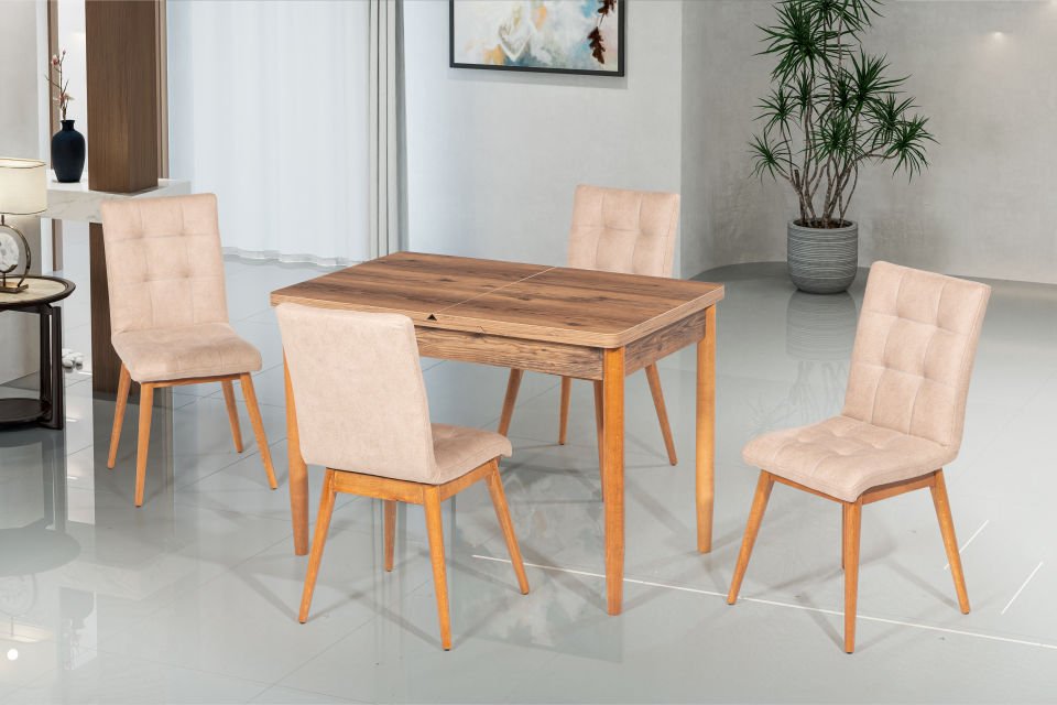 VİRAL MASA TAKIM VENÜS SANDALYELİ