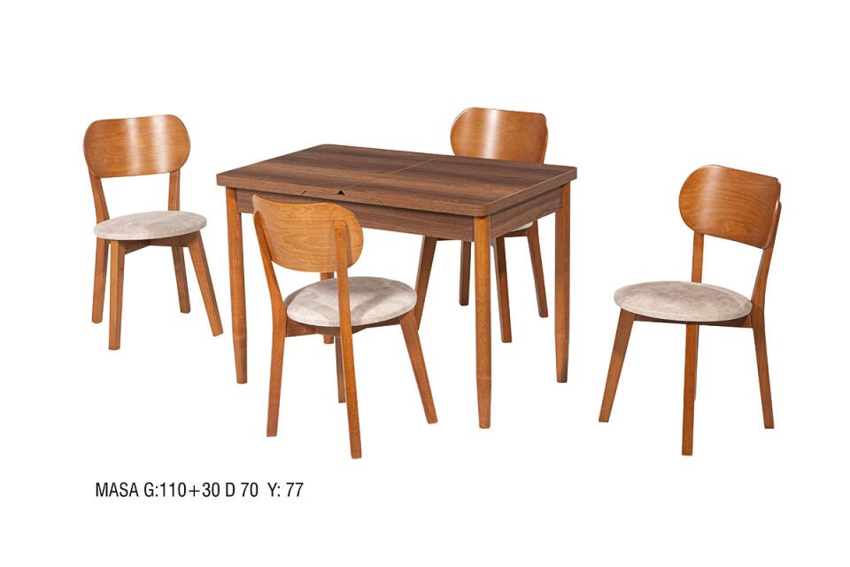 VİRAL MASA TAKIM BERİSA SANDALYELİ