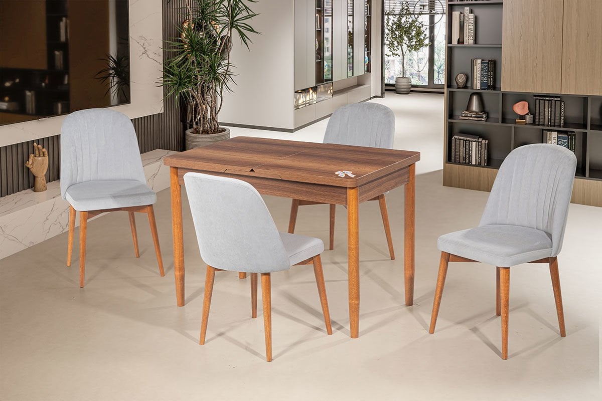 VİRAL MASA TAKIM BELİZ SANDALYELİ