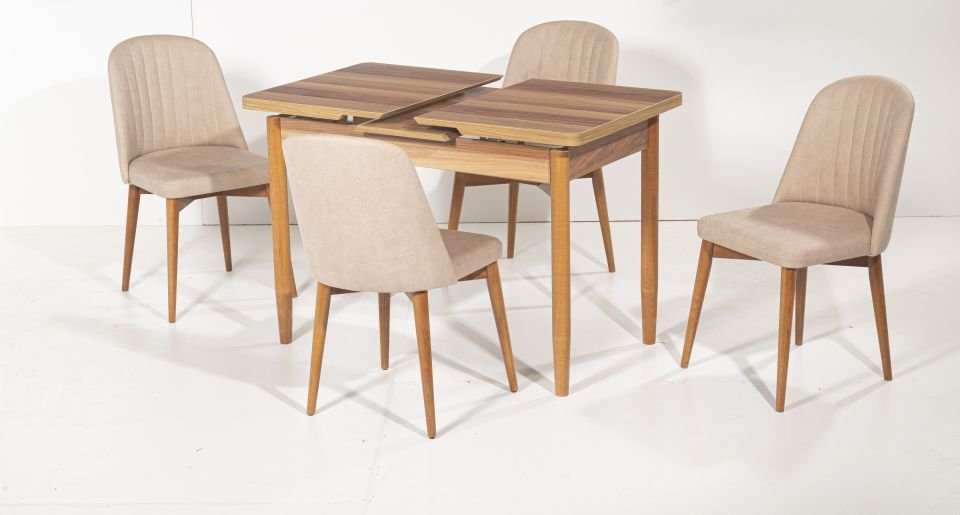 VİRAL MASA TAKIM BELİZ SANDALYELİ