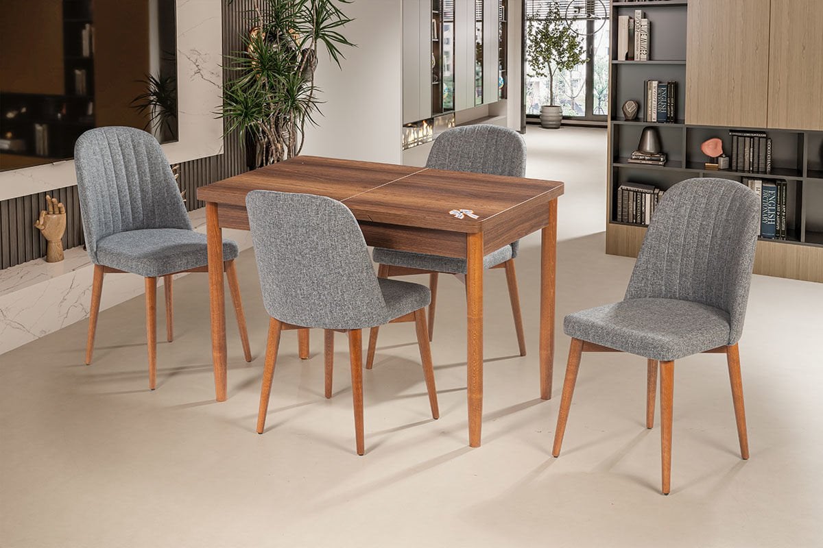 VİRAL MASA TAKIM BELİZ SANDALYELİ