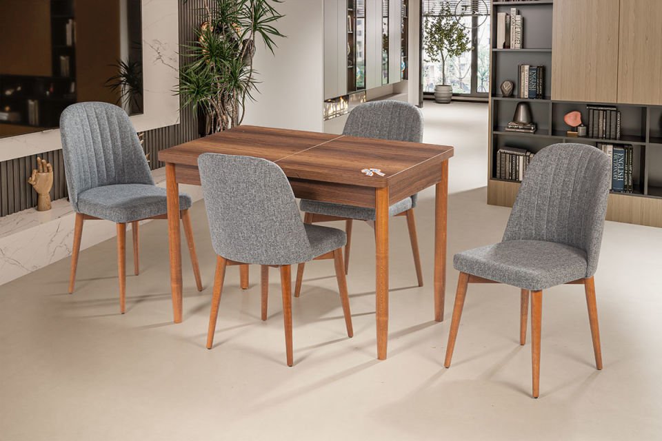 VİRAL MASA TAKIM BELİZ SANDALYELİ