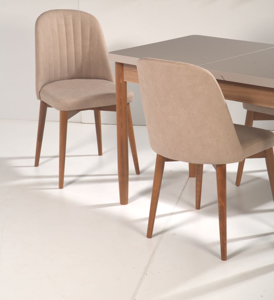 VİRAL MASA TAKIM BELİZ SANDALYELİ