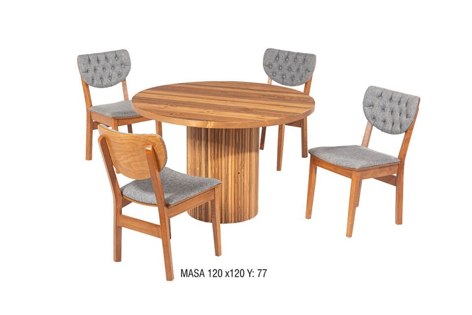 KINIK MASA-ALİZE SANDALYELİ