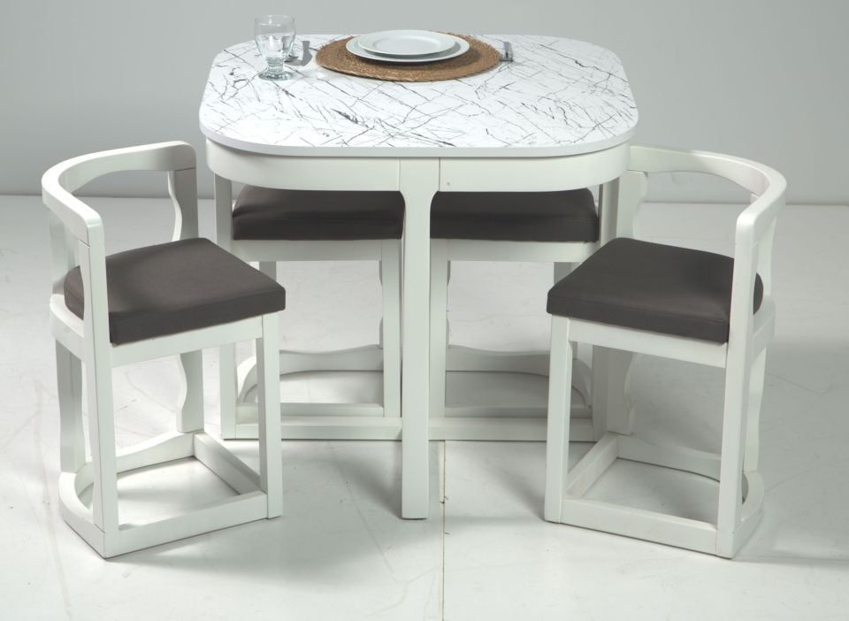 4'LÜ HİGH GLOSS ADA SETİ 93x93