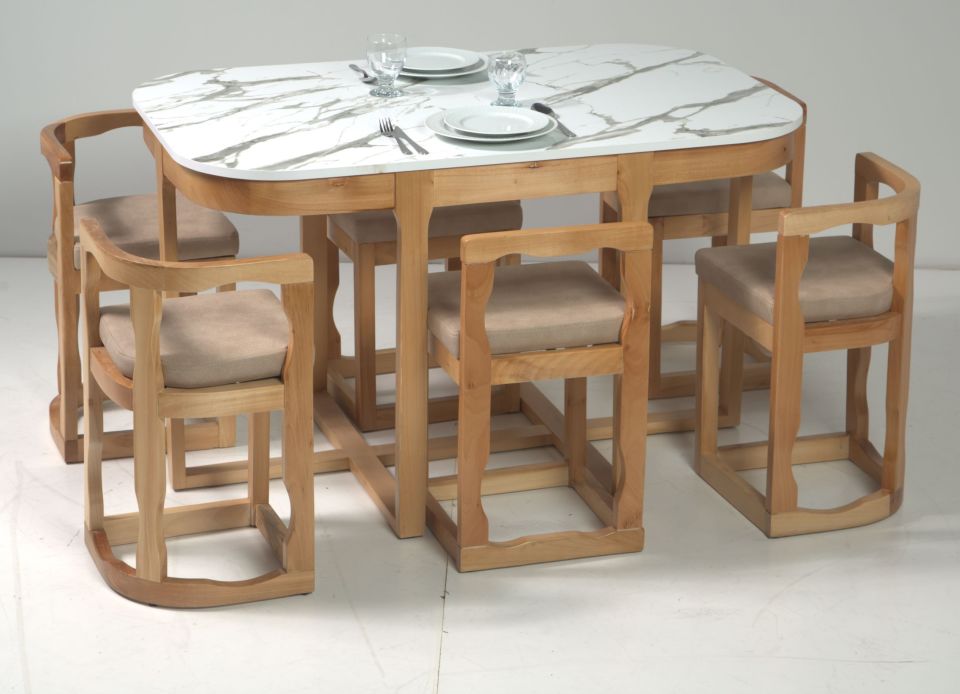 6'LI HİGH GLOSS ADA SETİ 83X123