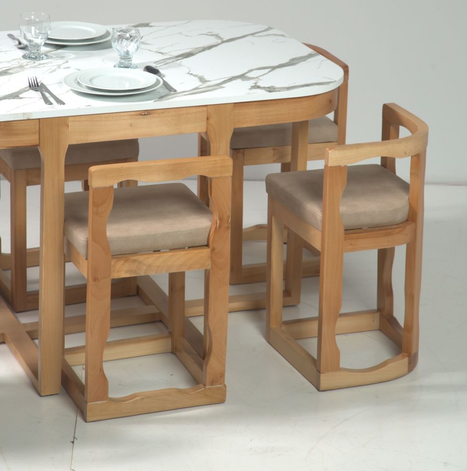 6'LI HİGH GLOSS ADA SETİ 83X123