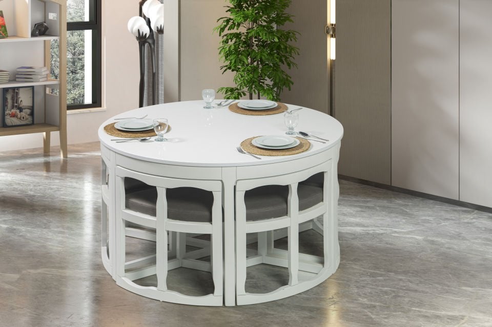 6'LI HİGH GLOSS ADA SETİ 140X140