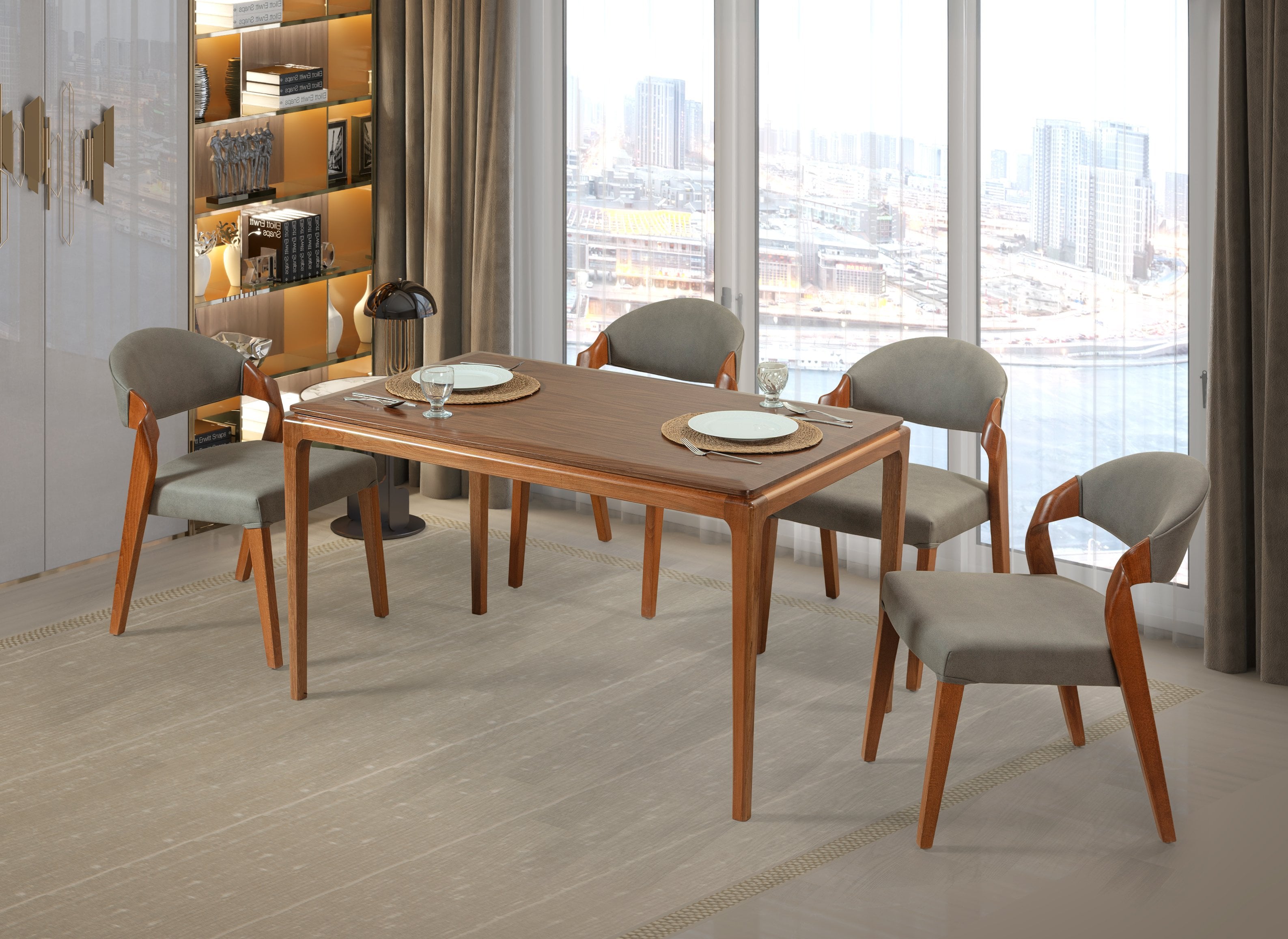 CEVİZ KÜTÜK  MASA 